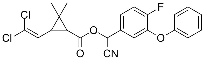 乙腈中氟氯氰菊酯溶液，100μg/mL